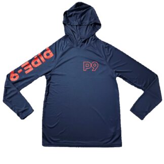 Navy Hooded Long Sleeve Sun Shirt